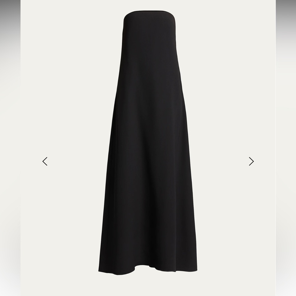 The Row Pau Strapless Dress - Black size 2 - Picture 4 of 7